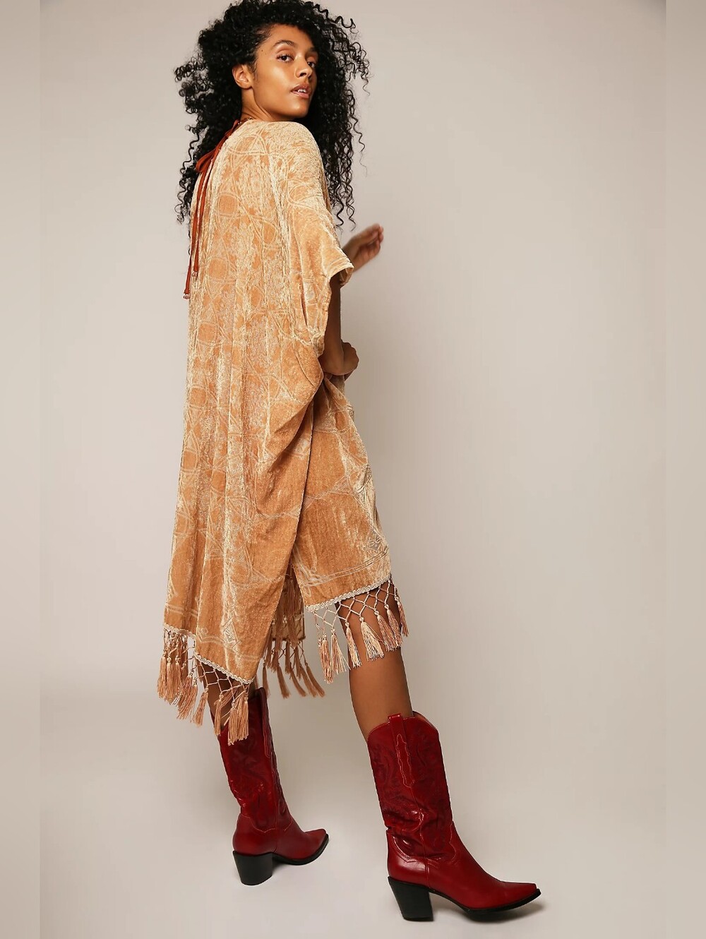 Free People Kaleidoscope Kimono Duster